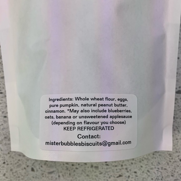 3 Pack Bundle Pumpkin Blueberry Bones Biscuits - All Natural - Picture 10 of 10